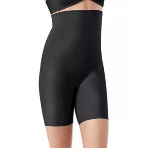 NWT New SPANX Slimplicity High Waisted Shaper Shorts Black Small Style #394